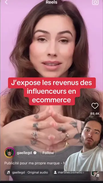 J’expose les revenus des influenceurs en ecommerce - Gaelle Garcia Diaz 💸😏 #ec