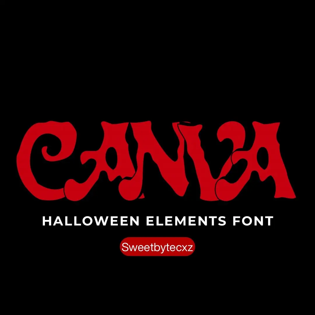 Canva Horror Theme Fonts#canvadesign #canva #foryoupage #fyp #digitalproduct #fy