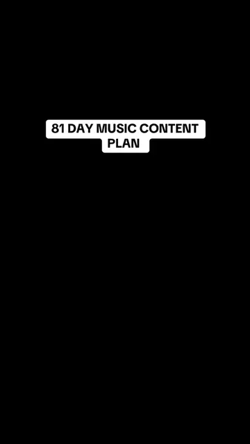 How to blow your music up in 81 days #musicmarketing #independentartist #content