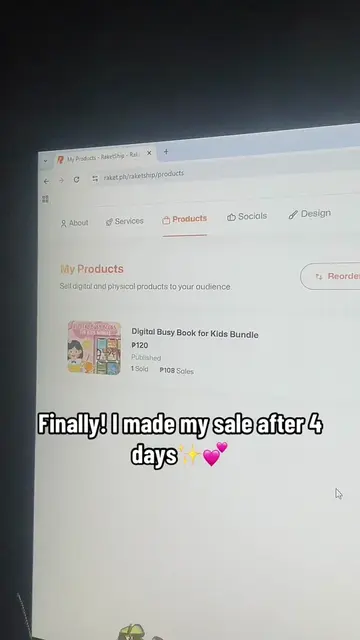 Just made my first sale🥹✨ Thank you @Raket.PH  #foryoupage #fyp #fyp #digitalpr
