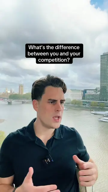 When a prospect asks; “What’s the difference between you and your competition?” 