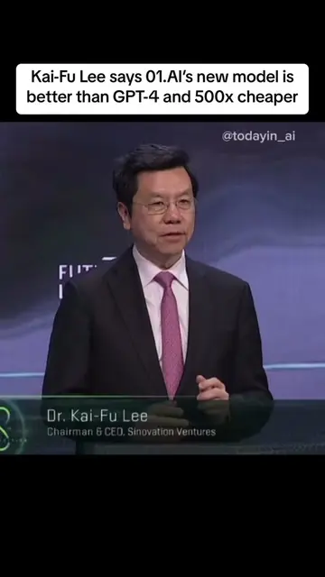 Kai-Fu Lee says that his startup 01.AI’s new model, Yi-Lighting is better than G