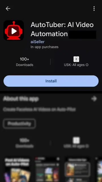 AutoTuber TikTok thumbnail