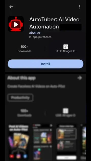 AutoTuber TikTok thumbnail