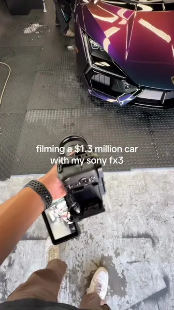 The most expensive car I ever filmed 🫣 #sony #videography #videograher #lamborg