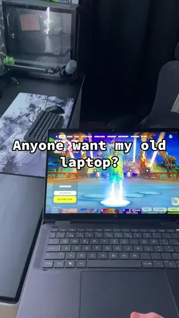 Anyone want it? #fyp #fyyy #setup #clean #viral #viralvideo #blacksetup #laptop 