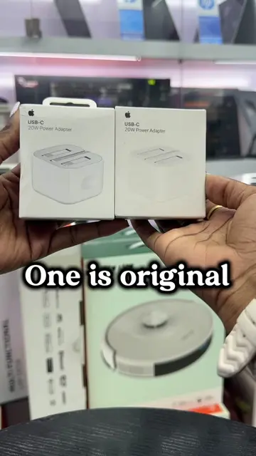 Original iphone adapter vs high copy/ Can you tell the difference?  . #original#