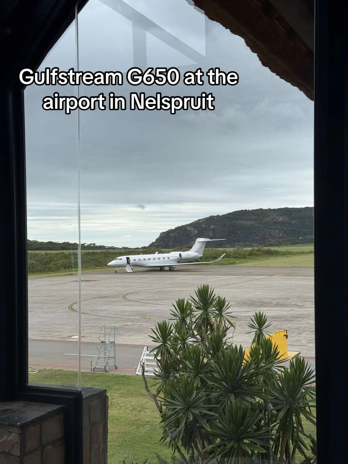 Gulfstream G650ER at the Kruger International Airport in Nelspruit, MP.  #aviati