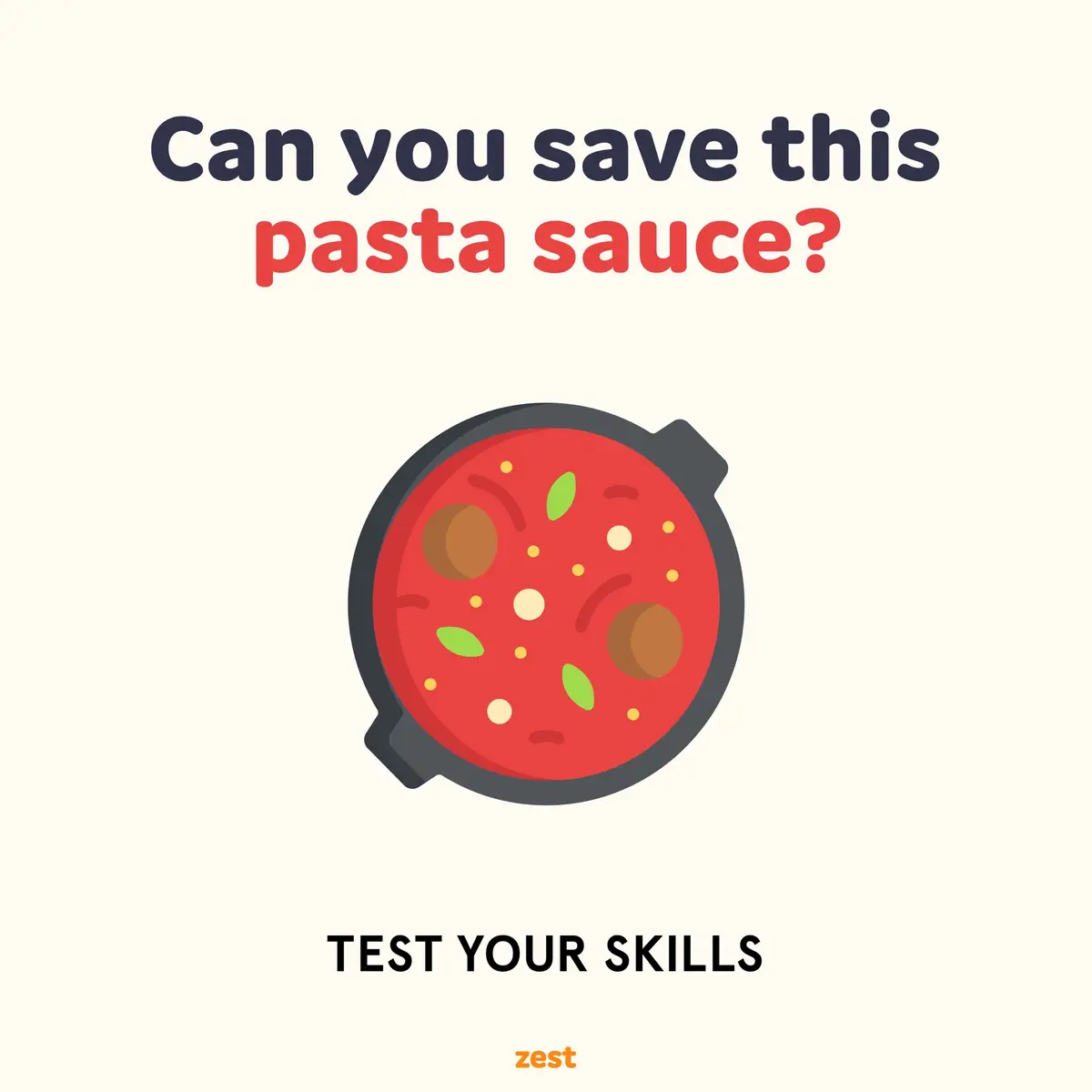 well?? did you save it??? #cooking #game #learn #quiz #zest #pasta #carnivore