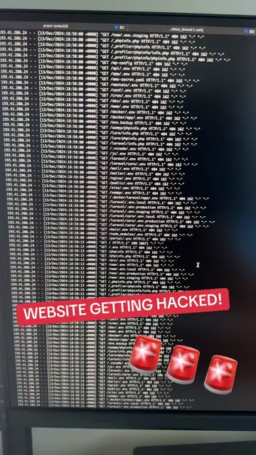 My website is under attack! Web security needs to increase and companies need to