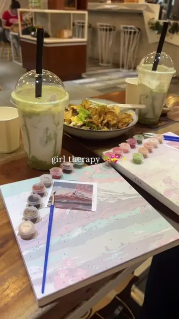Life hack: Bring your own paint-by-numbers kit and yap while painting with your 