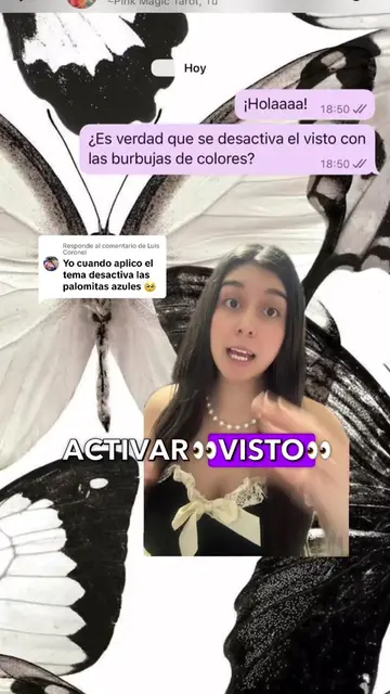 Respuesta a @Luis Coronel Activa las palomitas en las burbujas de colores de Wha