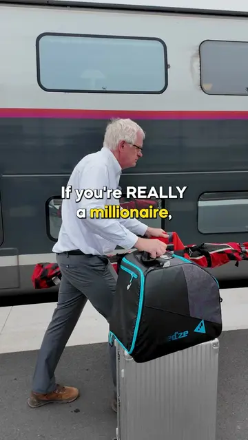 Hater vs Millionaire (travel edition) #money #millionaire #hater #rich 