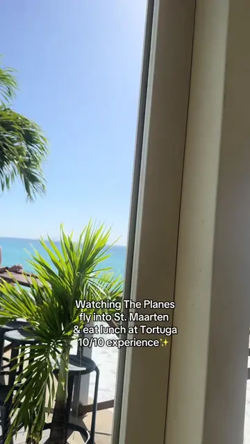 Maho Beach  has a cute beach area aside from the lookout where tons of people co