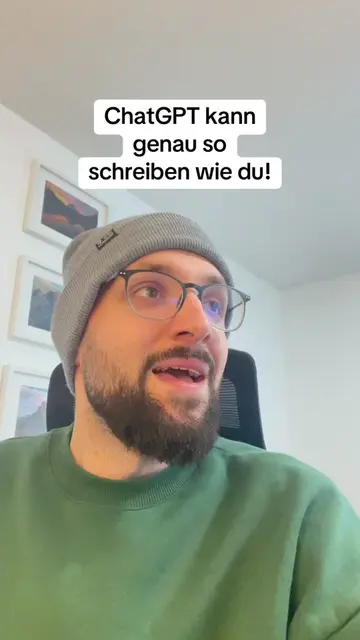 Hier ein Trick, damit ChatGPT den selben Schreibstil hat wie du. So kannst du KI