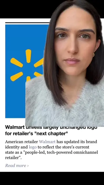 walmart unveiled its new logo + brand identity—i'm at a loss of words that this 