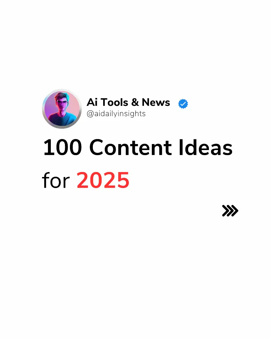 Never run out of content ideas with this lists. . #ai #content #contentideas #ai