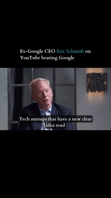 Why startups often win against big companies #startup #techstartup #ericschmidt 
