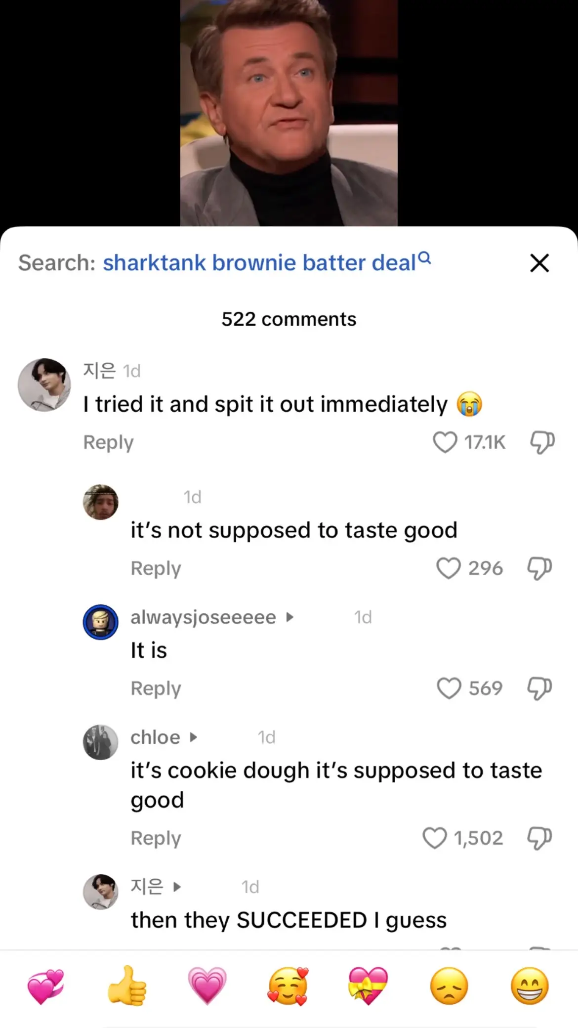 GUYS so @Shark Tank posted a snippet from our episode and these comments have me