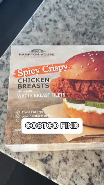 Hampton House spicy chicken breasts at @Costco Wholesale  #costcocanada #costco 