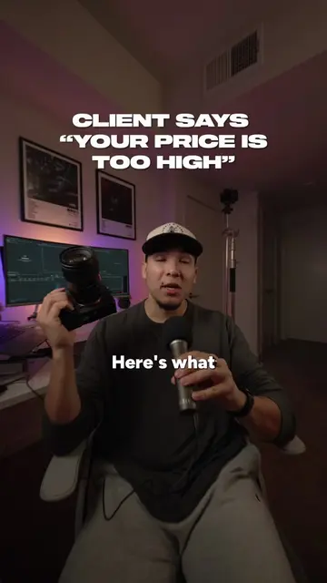 Have you ever had this client objection? This is how to respond! #ocvideographer