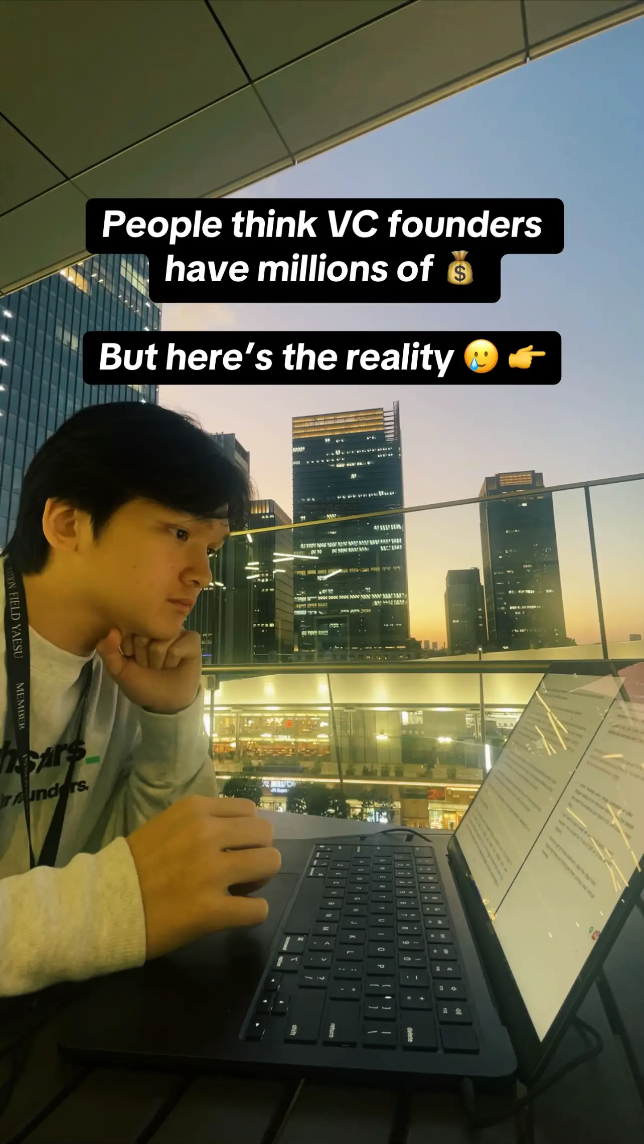 People think VC-backed founders live the dream 🤑 - Stocks worth millions of dol