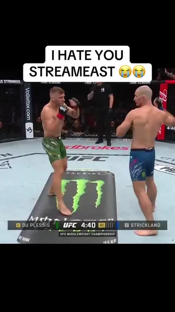 Sean look a little different 😭 #ufc312 #seanstrickland #duplessisvsstrickland 