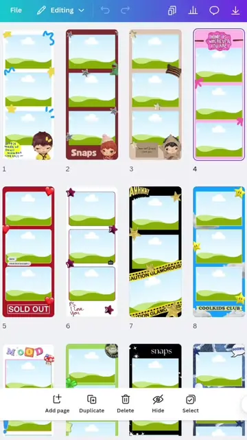 "HOW TO MAKE PHOTOSTRIP TEMPLATES!" tutorial ⭐ here's a tutorial for y'all! it's