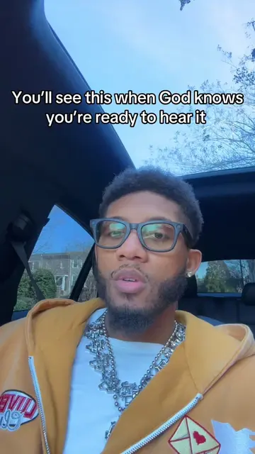 You’ll see this when God knows you’re ready to hear it…