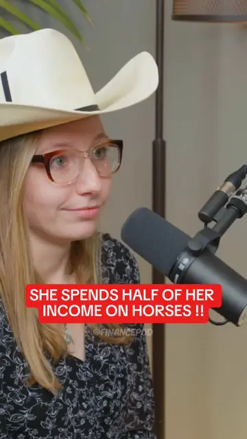 She spends half of her income on horses ! #finance #financetiktok #financetok #m