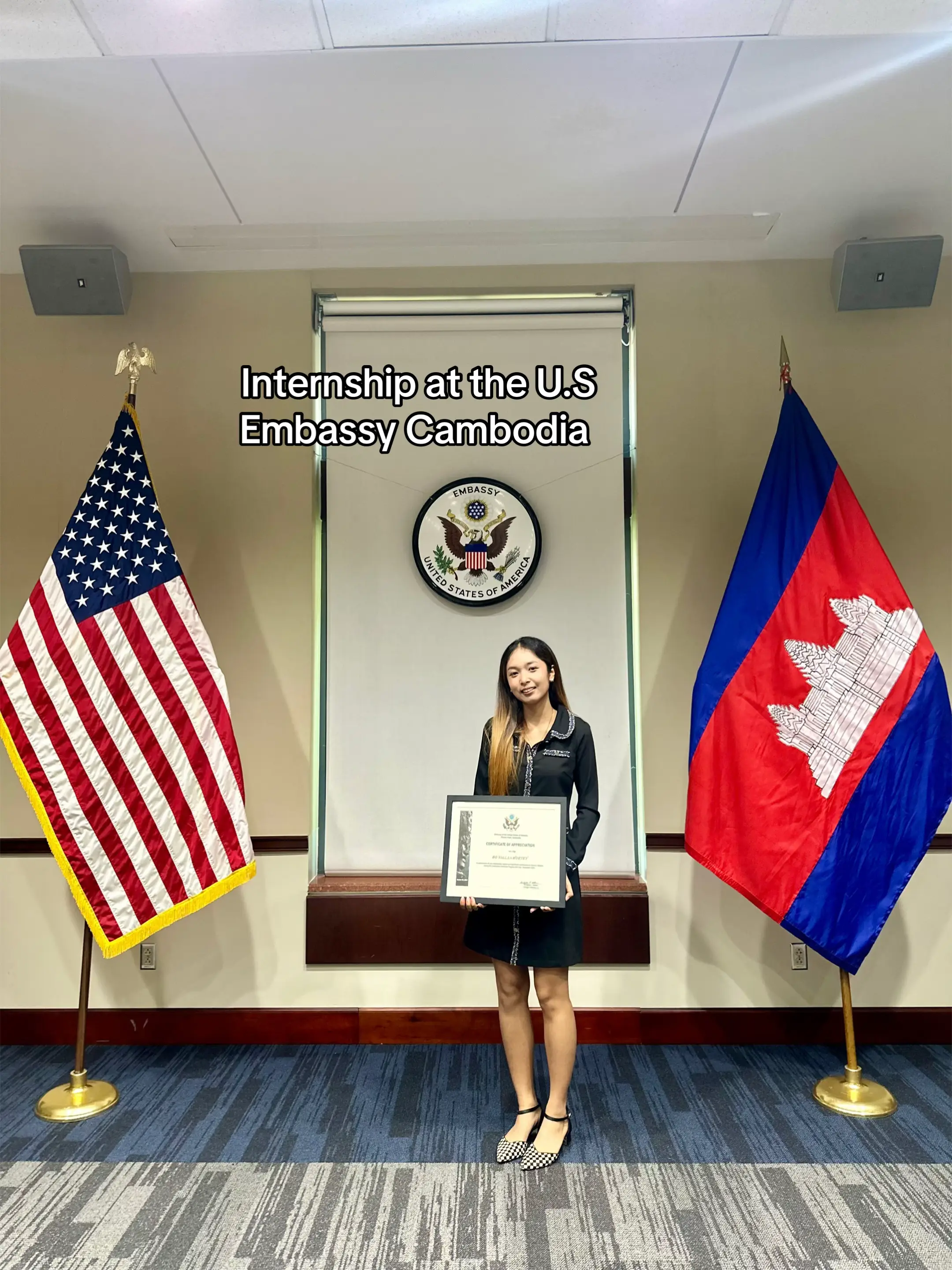 One of my best experience 💕 #internship #usembassy #cambodia #fyp #jobsearch 