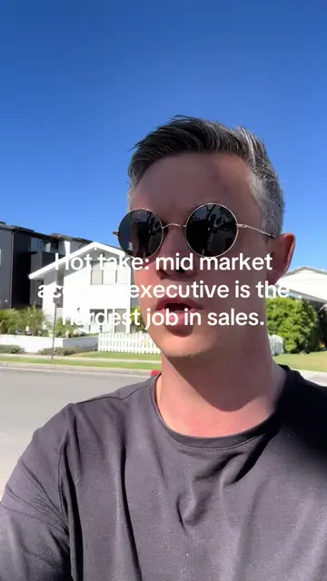 Heartache: sales development is not the hardest job in #saas sales. Mid market A