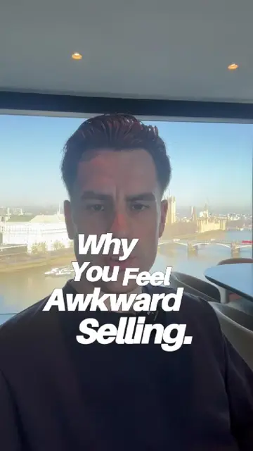 You feel awkward selling because you’re *convincing* instead of *diagnosing*. Fl