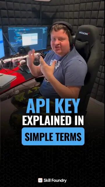 API key explained in simple terms. What do you want me to explain next? Drop it 