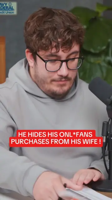 he hides his onl*fans purchases from his wife ! #finance #financetok #financetik