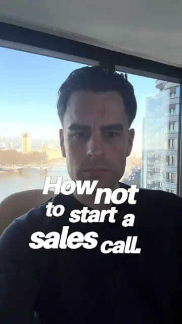 If you start sales calls with excessive small talk & fake enthusiasm, you’ve alr