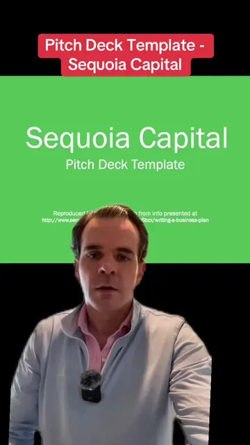 Pitch Deck Template - Sequoia Capital                                      #Star