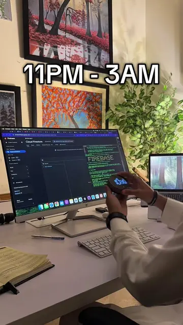 Late night coding in Ramadan 🌙  #appdeveloper #coding #mobileappdevlopment #flu