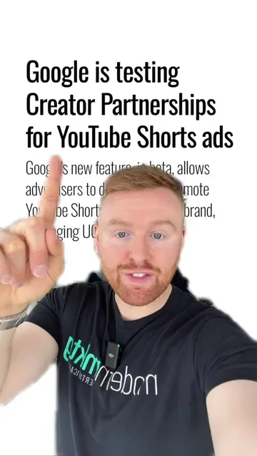 YouTube is testing Creator Partnerships where brands can find UGC creators who m