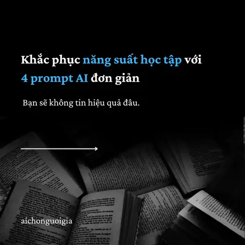 #AI​ #ChatGPT​ #PromptAI​ #NăngSuấtLàmViệc​ #CôngCụAI​ #AIContentCreation​ #AIPr