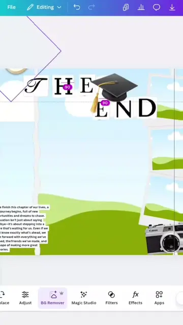 "end of new beginning" graduation is a once-in-a-lifetime moment—so why not make