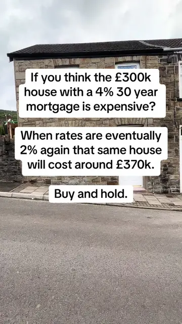 Think a £300k home with a 4% 30-year mortgage is costly?  When rates drop to 3%,