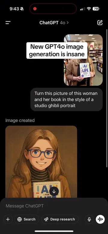 How to do the Studio Ghibli trend with new GPT4o image generation 📸 🖌️ 🤖 This
