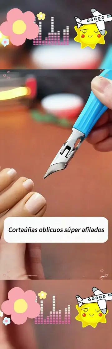 Cortaúñas oblicuo súper afilado: ¡rompe tu concepto tradicional de cortaúñas! Ll