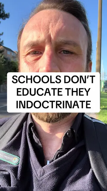 Let’s call it what it is— School doesn’t educate. It trains. It trains kids to o