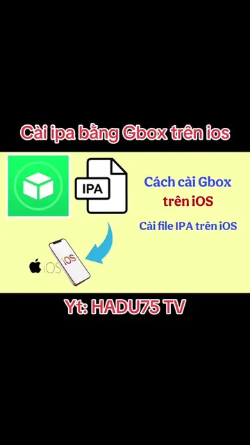 Cách cài file ipa bằng Gbox trực tiếp trên ios #esign #gbox #ipa 