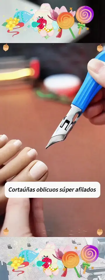 Cortaúñas oblicuo súper afilado: ¡rompe tu concepto tradicional de cortaúñas! Ll