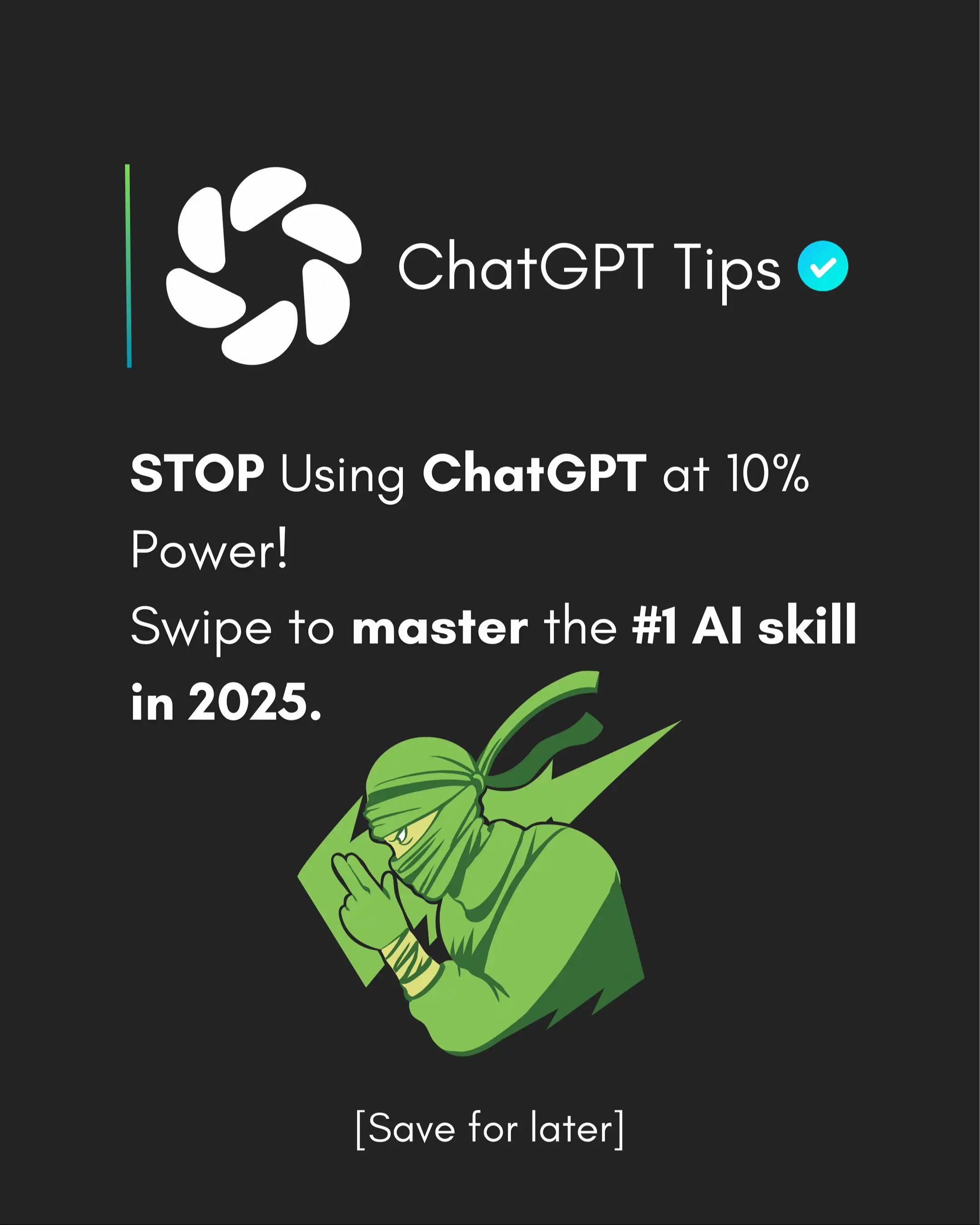 Most people blame ChatGPT for bad answers… But the problem isn’t the tool. It’s 