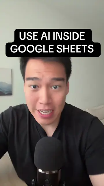 You can now use AI inside Google sheets #ai #google #sheets #googlesheets #gemin
