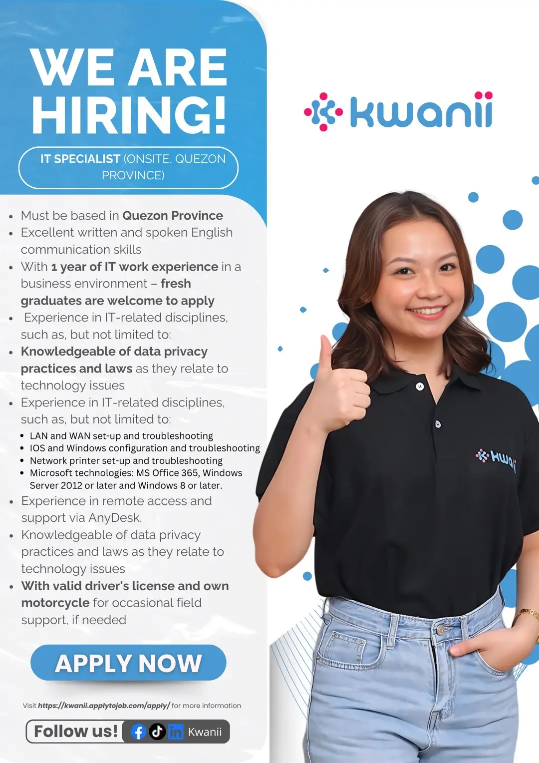 🤩✨ EXCITING IT CAREER OPPORTUNITIES ACCROSS THE PHILIPPINES! ✨🤩 Swipe to learn